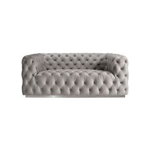 Frankfurt Two Seat Sofa - Dove Grey