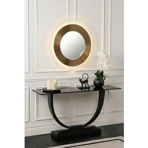 Solar Flare Wall Mirror Gold