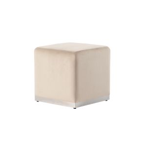 Harper Stool - Chalk - Silver Base