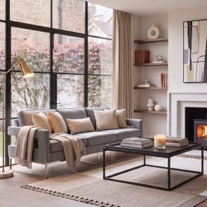 Kenza Three Seat Sofa  – Dove Grey