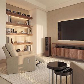 Lennox Electrische Verstelbare Fauteuil Taupe