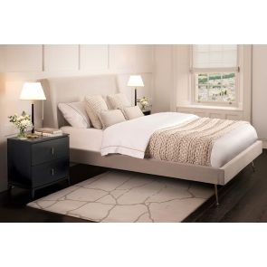 Mason Lit, piétement argent brilliant - Argent