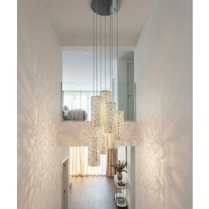 Moray Seven Light Pendant Chrome 