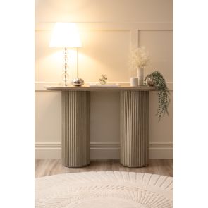 Ophelia Console Eiken Grijs Gewassen