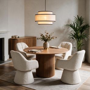 Orbit Chaise de salle à manger – Crème