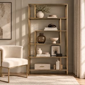 Otto Brass Shelf Unit