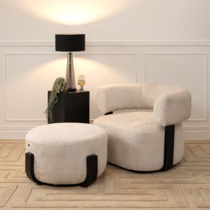Pax Fotpall – Light Taupe