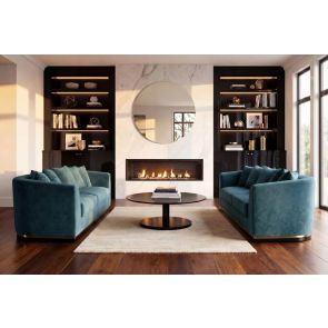 Pino Three Seat Sofa - Peacock