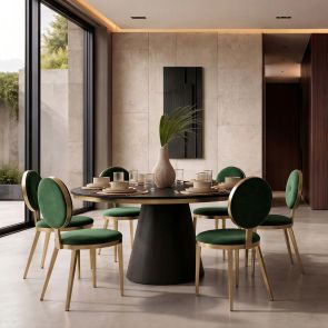 Ravello Dining Chair - Bottle Green