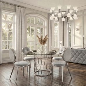 Ravello Dining Chair Silver - Silver