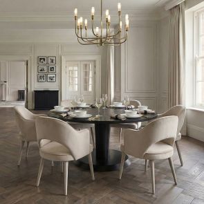 Rossini Carver Chair Taupe