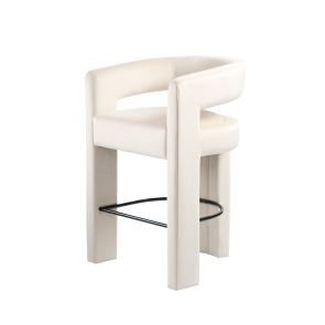 Santini Thekenhocker – Kreideweiß
