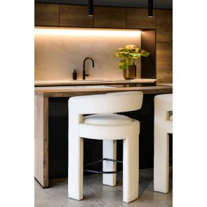 Santini Thekenhocker – Kreideweiß
