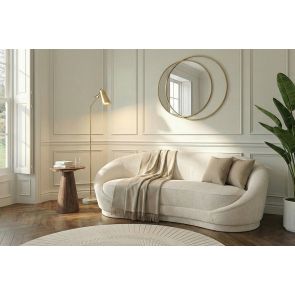 Selini 3-Zitsbank Licht Taupe Chenille