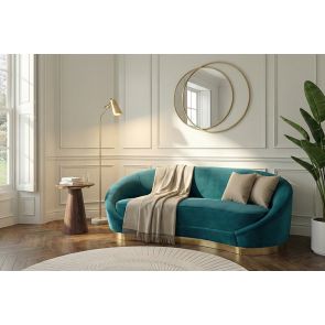 Selini 3-Zitsbank Pauw Blauw