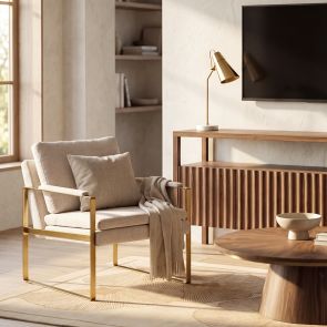Solaris Lounge Chair – Oatmeal 