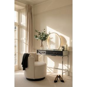 Trio Black Console Table 