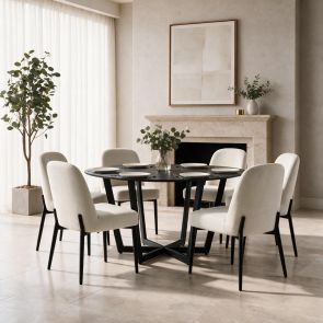 Valenza Chaise de salle à manger – Taupe clair