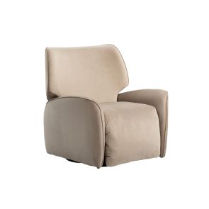 Valmont Swivel Recliner Armchair – Taupe