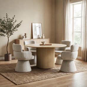 Zuno Chaise de salle à manger – Bouleau