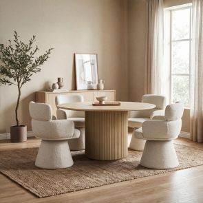 Zuno Chaise de salle à manger – Avoine