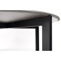 Niven 6-8 Seat Dining Table Concrete Effect - Black Legs-view6