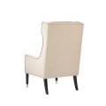 Grayson Fauteuil, finition argent – Craie-view4