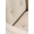 Grayson Fauteuil, finition argent – Craie-view6