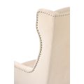 Grayson Fauteuil, finition argent – Craie-view7