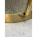 (ID:37096) Cascade LC-135 Occasional Swivel Chair -  - Dove Grey - Brass-view8