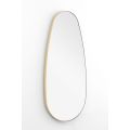 Adria Pebble Shape Dress Mirror - Brushed Brass-view1