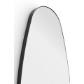 Adria Pebble Shape Dress Mirror - Matt Black-view3
