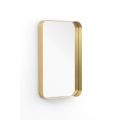 Alana Rectangular Mirror – Brass-view1