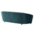 Alice 3-Sitzer Sofa - Pfauenblau-view7
