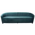 Alice 3-Sitzer Sofa - Pfauenblau-view1
