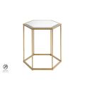 Alveare Brass Side Table -view1