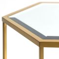 Alveare Brass Side Table -view3