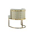 Alveare Dining Chair Brass - Jade-view1