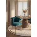 Chaise Alveare peacock – Laiton-view2