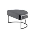  Alveare - Reposapiés de acero - Gris humo-view2