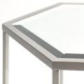 Alveare Silver Side Table -view3