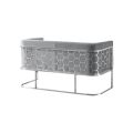 Alveare 2-Sitzer Sofa -Silber- Taubengrau-view1