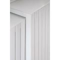 Anastasia Verstelbare Radiator Ombouw van Wit Glas - Zilver-view5