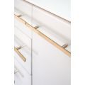 Anastasia Sideboard - Weißglas - Messingdetails-view2