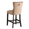 Antoinette Bar Stool Taupe-view3