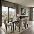 Antoinette Eetkamerstoel Taupe-view3
