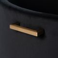 Aria Storage Ottoman – Black – Brass/Silver-view4