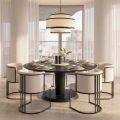 Aria Dining Chair – Chalk – Black Frame-view3