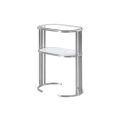 Aria Side Table Silver-view1