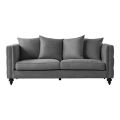 Ascot Three Seat Sofa – Flint Grey-view1